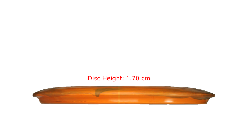Wing It Disc Golf Risen Pursue Midrange Profile View