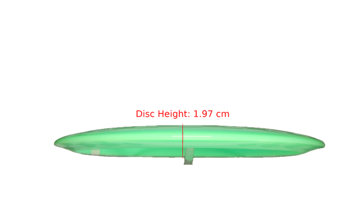Infinite Discs James Proctor Signature Series Swirly S-Blend Centurion Fairway Driver Profile View
