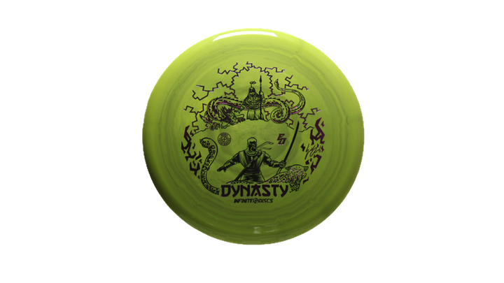 Infinite Discs 2025 Eric Oakley Signature Series Swirly S-Blend Dynasty Fairway Driver Front View