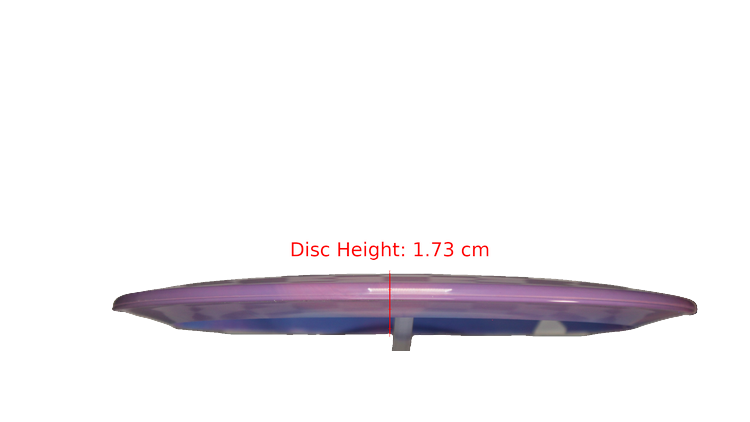 Infinite Discs Swirly S-Blend Slab Distance Driver Profile View