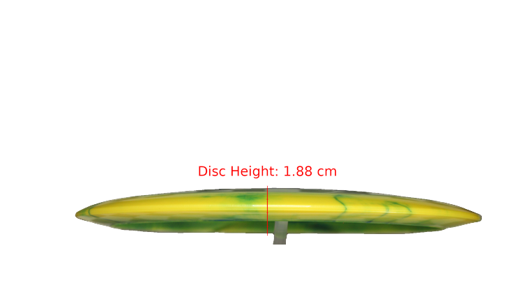 Infinite Discs X-Out Halo G-Blend Sphinx Fairway Driver Profile View