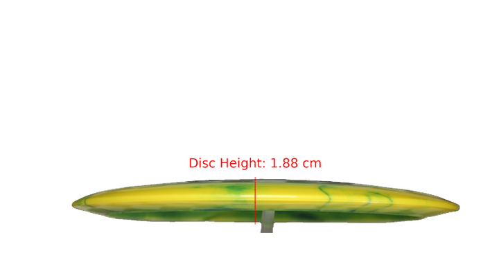 Infinite Discs X-Out Halo G-Blend Sphinx Fairway Driver Profile View