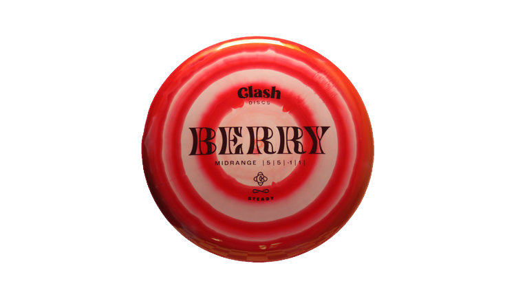 Clash Steady Ring Berry Midrange Front View