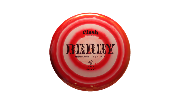 Clash Steady Ring Berry Midrange Front View