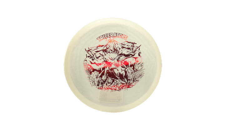 Dino Discs Egg Shell Glow Triceratops Putter Front View