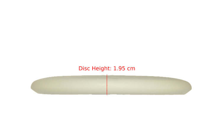 Dino Discs Egg Shell Glow Triceratops Putter Profile View
