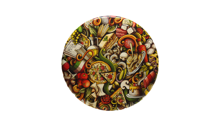 Divergent Discs Food Graphic StayPut Alpas Putter Front View