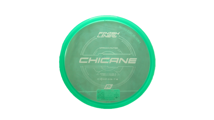 Finish Line Discs Composite Chicane Putter Front View