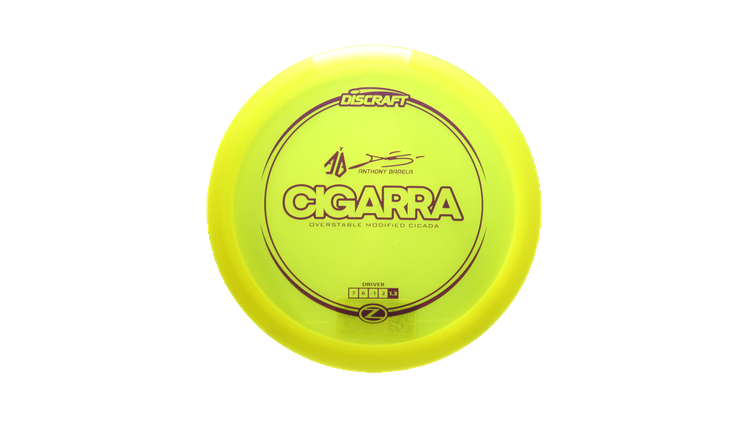 Discraft Anthony Barela Signature Series Z Cigarra Fairway Driver Front View