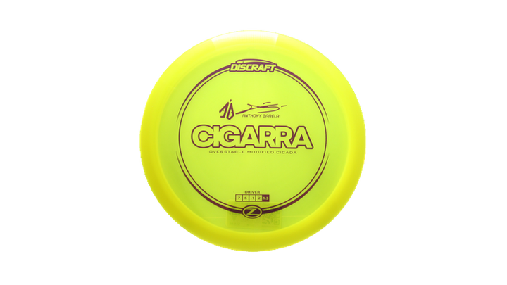 Discraft Anthony Barela Signature Series Z Cigarra Fairway Driver Front View