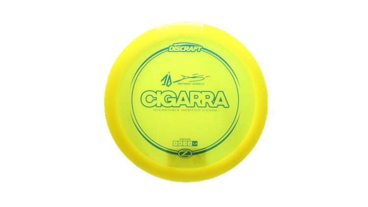 Discraft Anthony Barela Signature Series Z Cigarra Fairway Driver Front View