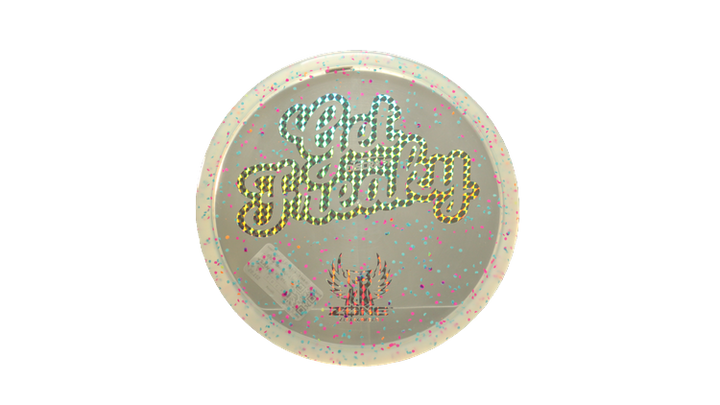 Discraft Brodie Smith Get Freaky Z FLX Confetti Zone Putter Front View