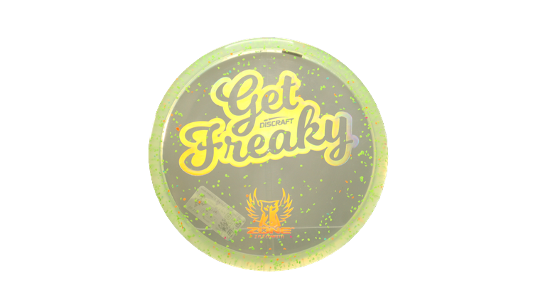 Discraft Brodie Smith Get Freaky Z FLX Confetti Zone Putter Front View