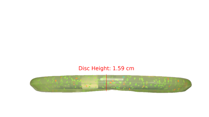 Discraft Brodie Smith Get Freaky Z FLX Confetti Zone Putter Profile View