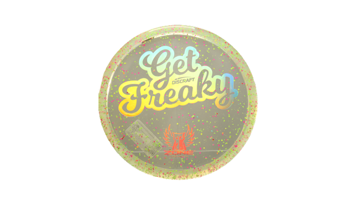 Discraft Brodie Smith Get Freaky Z FLX Confetti Zone Putter Front View