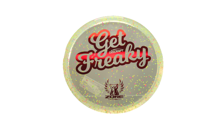 Discraft Brodie Smith Get Freaky Z FLX Confetti Zone Putter Front View
