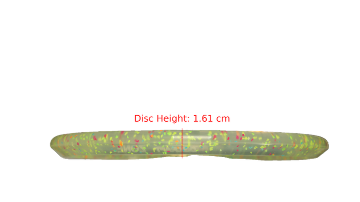 Discraft Brodie Smith Get Freaky Z FLX Confetti Zone Putter Profile View