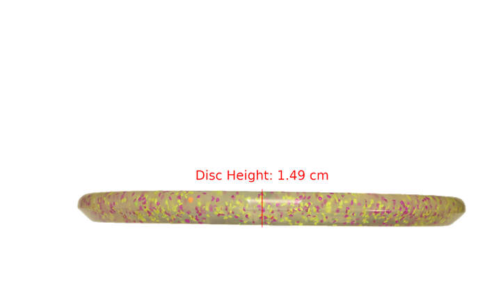 Discraft Brodie Smith Get Freaky Z FLX Confetti Zone Putter Profile View