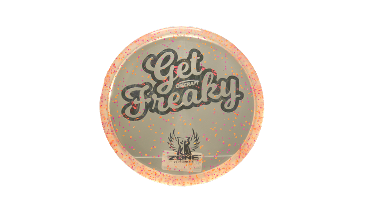 Discraft Brodie Smith Get Freaky Z FLX Confetti Zone Putter Front View