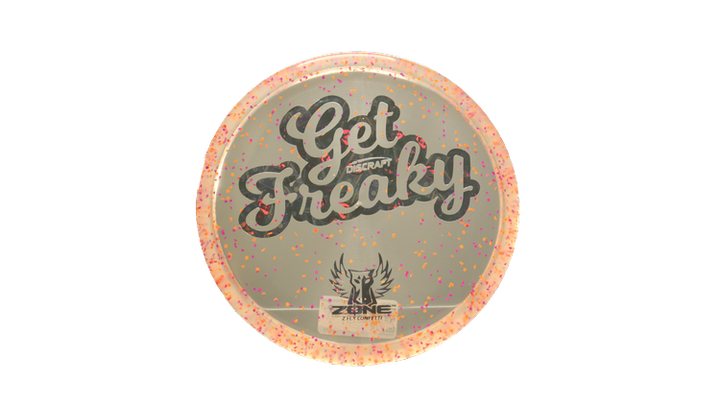 Discraft Brodie Smith Get Freaky Z FLX Confetti Zone Putter Front View