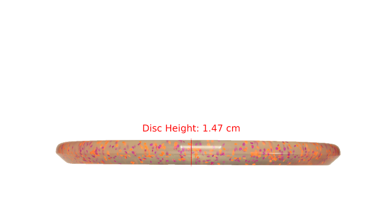 Discraft Brodie Smith Get Freaky Z FLX Confetti Zone Putter Profile View