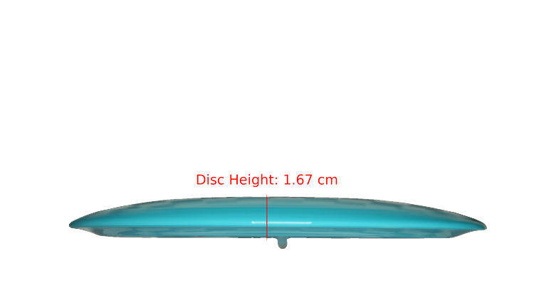 Westside Discs Tournament Hatchet Fairway Driver Profile View
