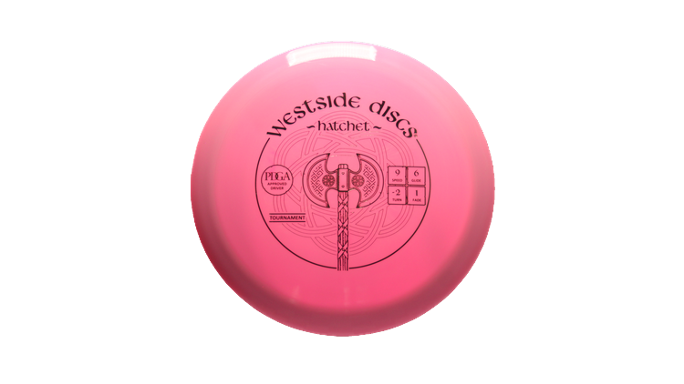 Westside Discs Tournament Hatchet Fairway Driver Front View