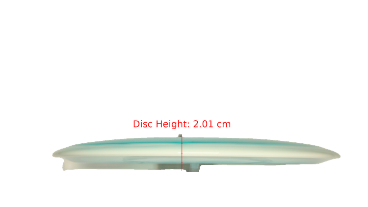 Westside Discs Vip-Ice Orbit Hatchet Fairway Driver Profile View