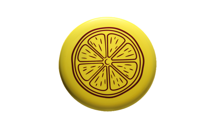 Dynamic Discs Zesty Classic Blend Lemon Scented Judge Putter Front View