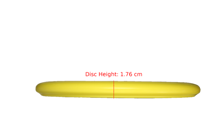 Dynamic Discs Zesty Classic Blend Lemon Scented Judge Putter Profile View