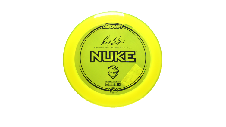 Discraft Ricky Wysocki Signature Series Z Nuke Distance Driver Front View