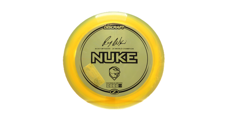 Discraft Ricky Wysocki Signature Series Z Nuke Distance Driver Front View