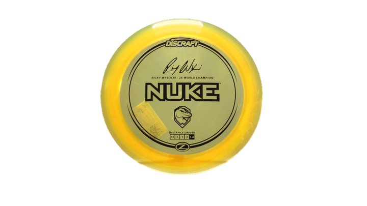 Discraft Ricky Wysocki Signature Series Z Nuke Distance Driver Front View
