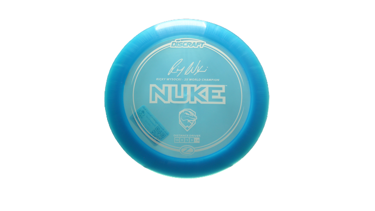 Discraft Ricky Wysocki Signature Series Z Nuke Distance Driver Front View