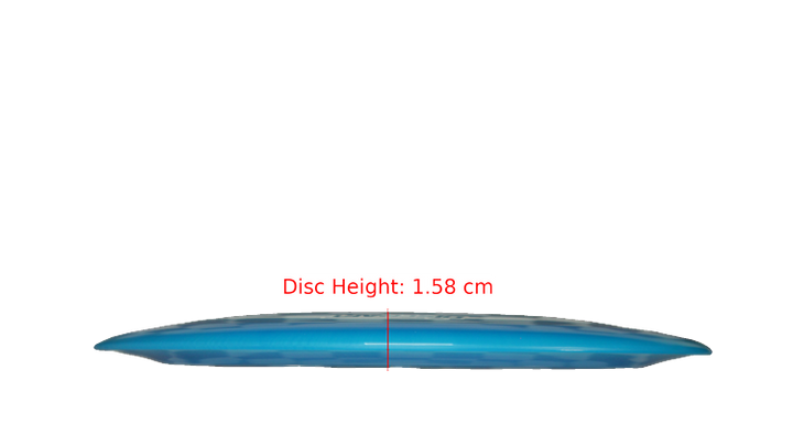 Discraft Ricky Wysocki Signature Series Z Nuke Distance Driver Profile View