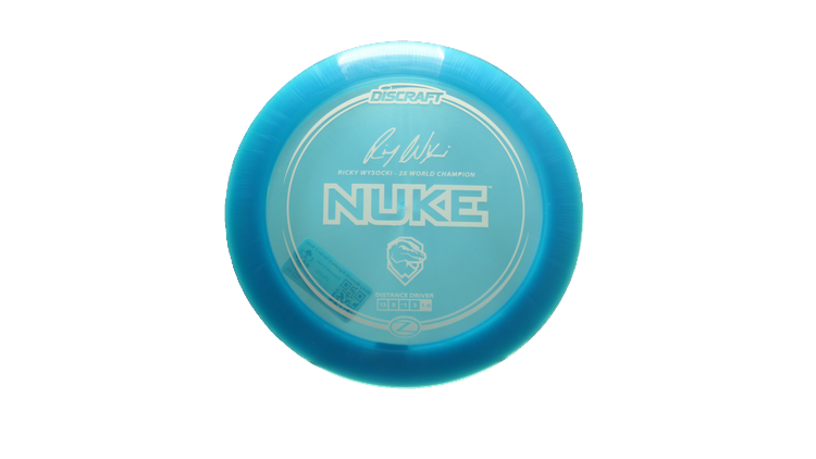 Discraft Ricky Wysocki Signature Series Z Nuke Distance Driver Front View