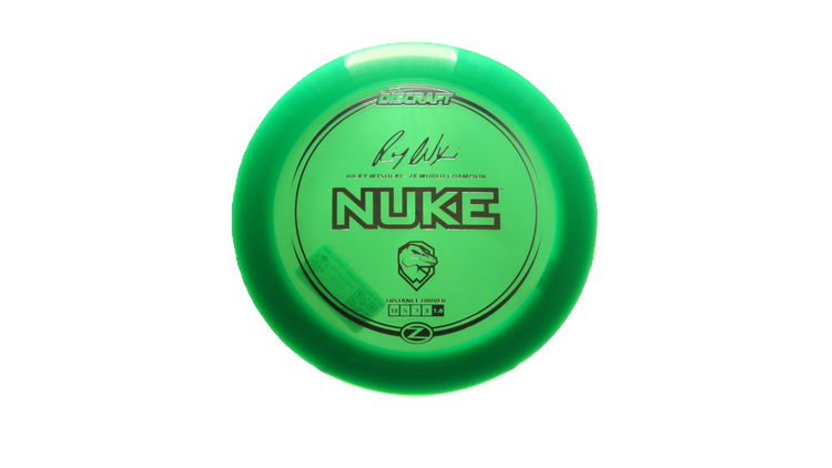 Discraft Ricky Wysocki Signature Series Z Nuke Distance Driver Front View