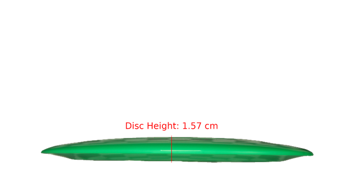 Discraft Ricky Wysocki Signature Series Z Nuke Distance Driver Profile View