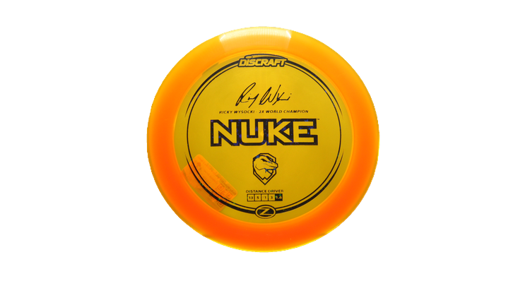 Discraft Ricky Wysocki Signature Series Z Nuke Distance Driver Front View