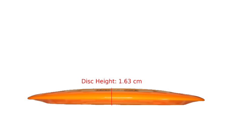 Discraft Ricky Wysocki Signature Series Z Nuke Distance Driver Profile View