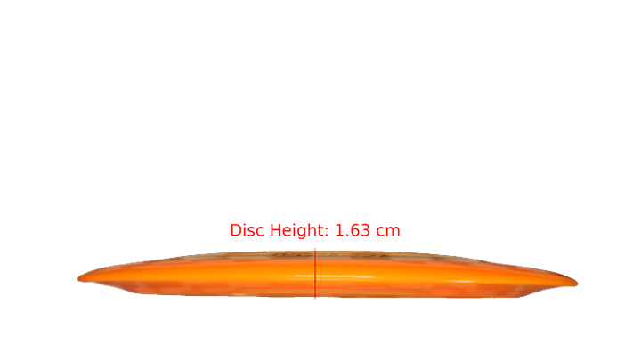 Discraft Ricky Wysocki Signature Series Z Nuke Distance Driver Profile View