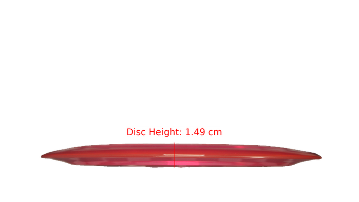 Discraft Ricky Wysocki Signature Series Z Nuke Distance Driver Profile View