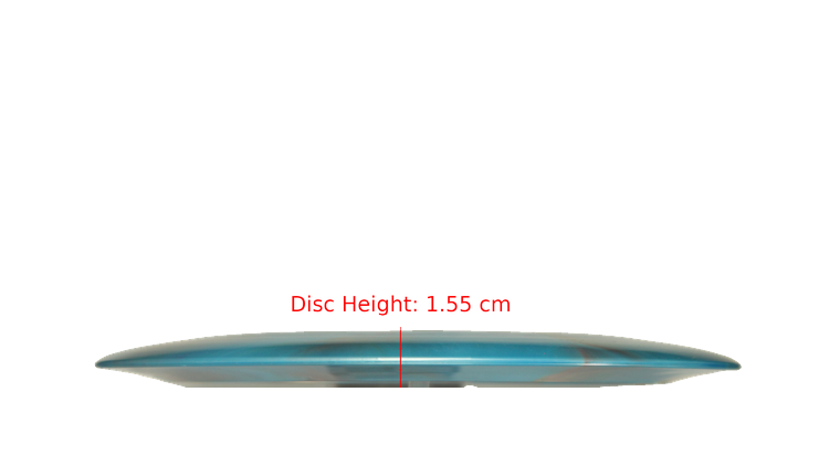 Discraft Titanium Nuke Distance Driver Profile View
