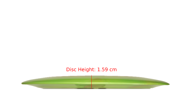 Discraft Titanium Nuke Distance Driver Profile View