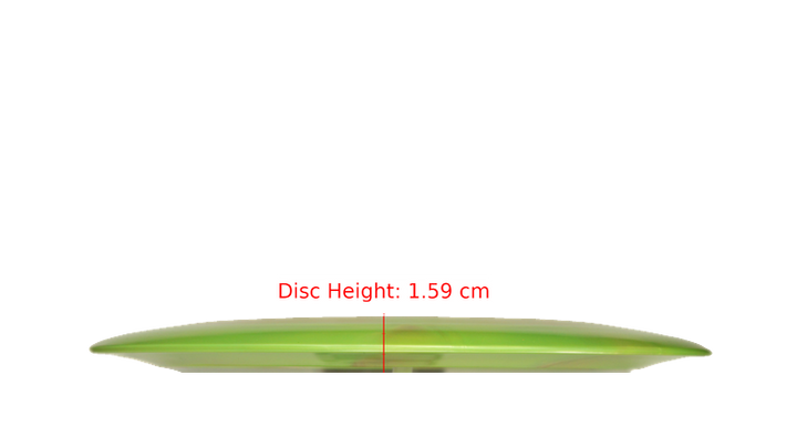 Discraft Titanium Nuke Distance Driver Profile View