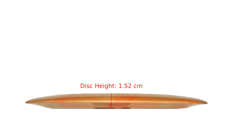 Discraft Titanium Nuke Distance Driver Profile View
