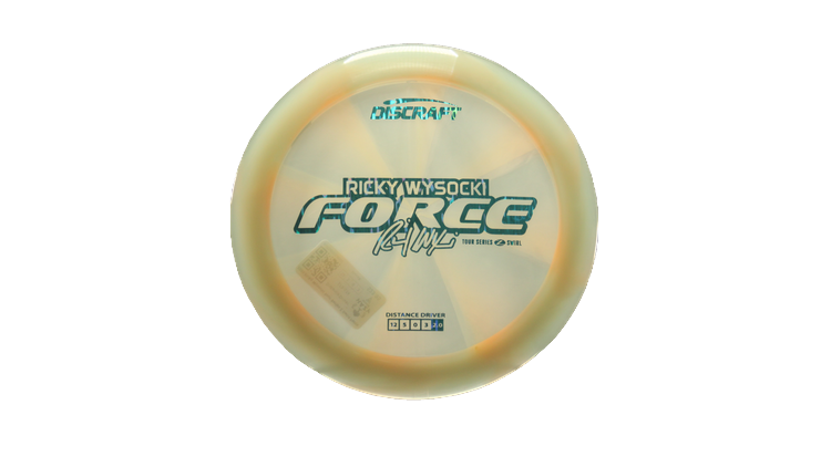 Discraft 2025 Ricky Wysocki Tour Series Z Swirl Force Distance Driver Front View
