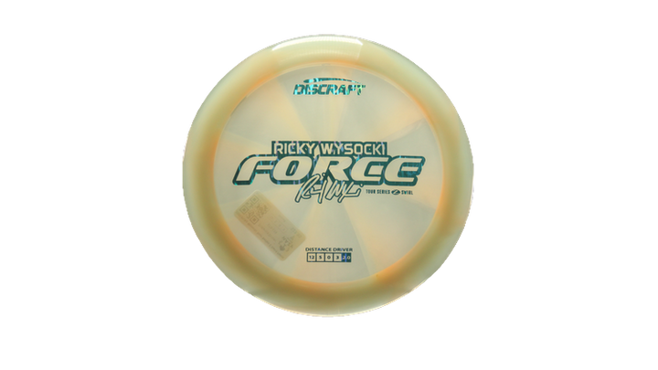 Discraft 2025 Ricky Wysocki Tour Series Z Swirl Force Distance Driver Front View