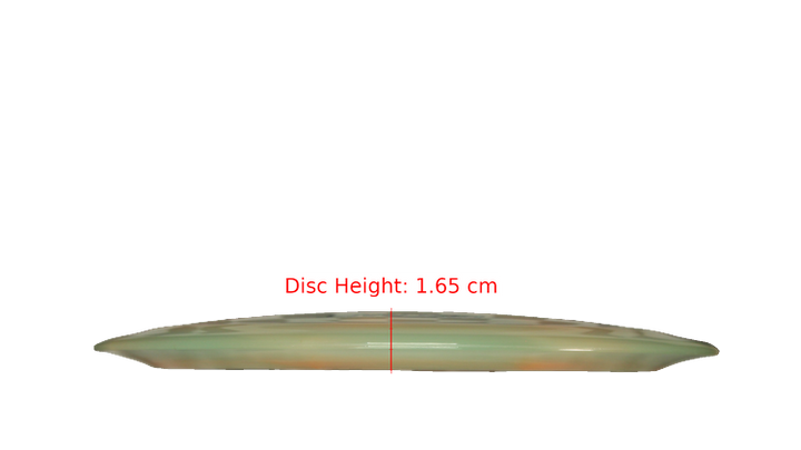 Discraft 2025 Ricky Wysocki Tour Series Z Swirl Force Distance Driver Profile View
