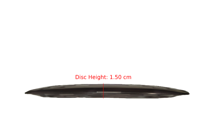 Discraft 2025 Ezra Aderhold Tour Series Z Swirl Nuke Distance Driver Profile View